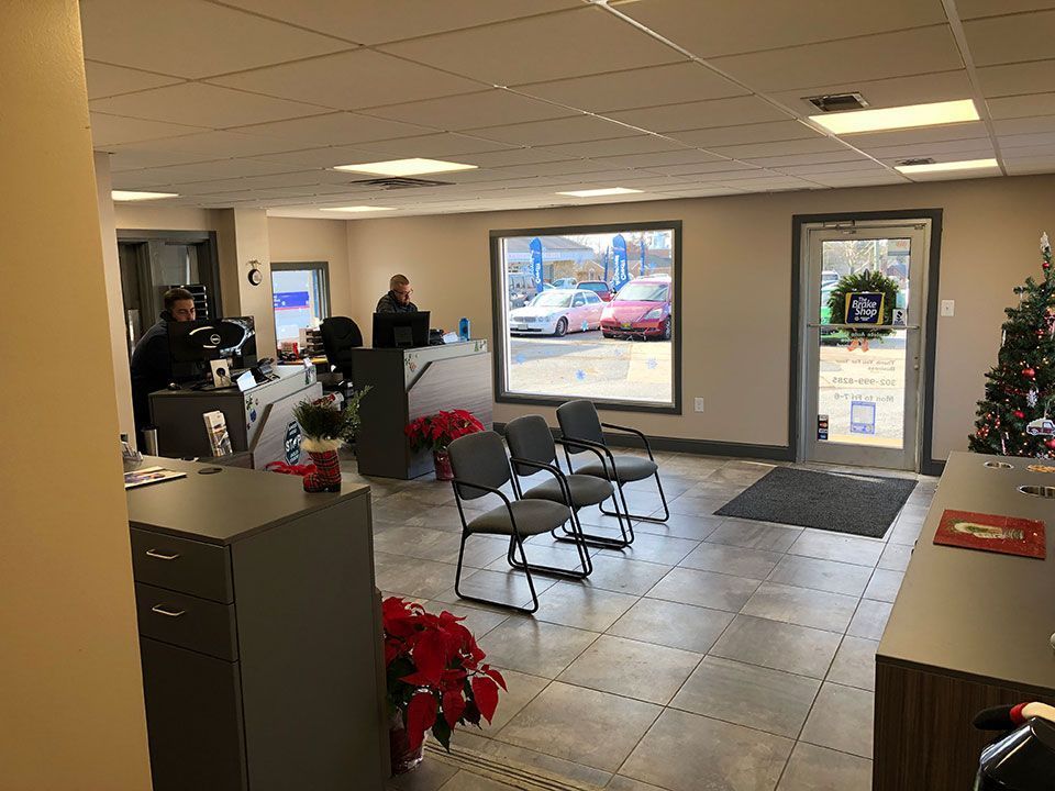 Inside the Buckley's shop